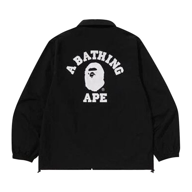 BAPE College Coach Jacket 'Black'