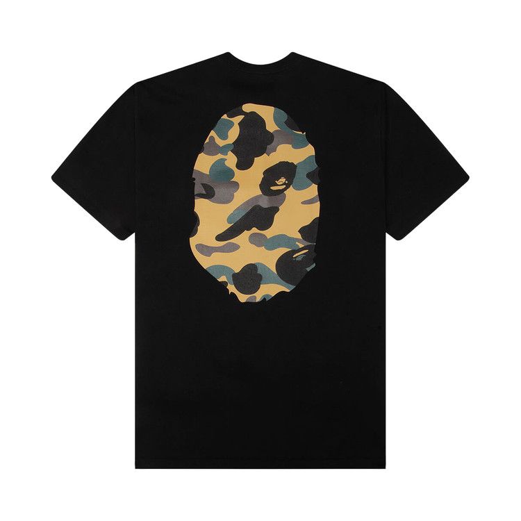 BAPE 1st Camo Big Ape Head Tee 'Black/Yellow'