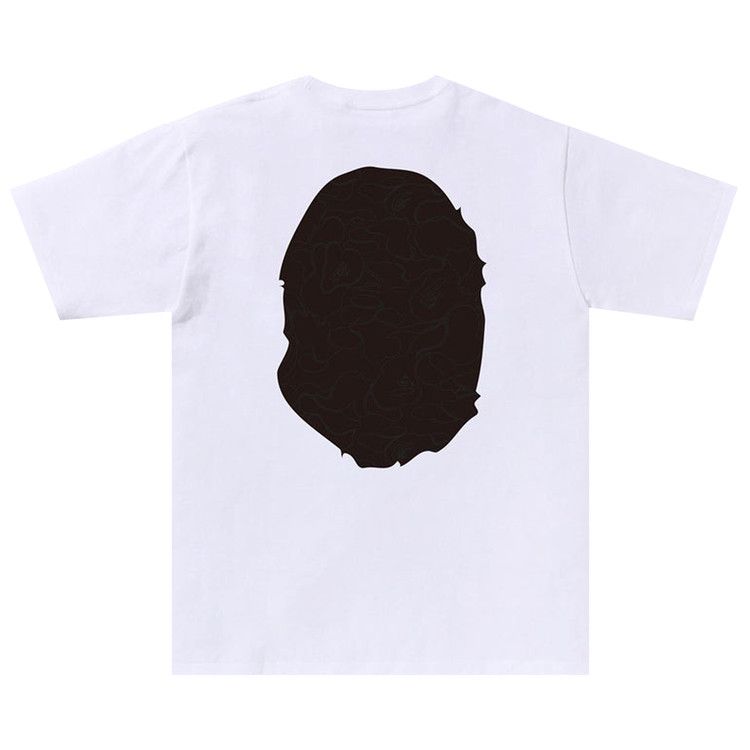 BAPE Line Camo Big Ape Head Tee 'White'