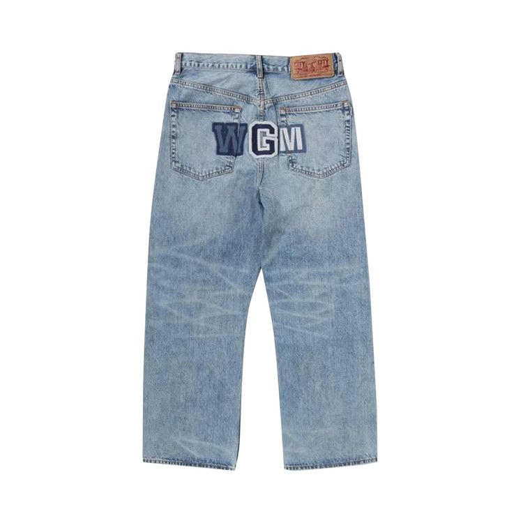 BAPE Shark Relaxed Fit Denim Pants 'Blue'