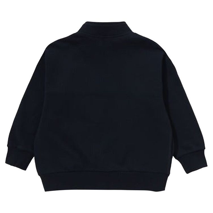 BAPE Bape Embroidery Patch Relaxed Fit Half Zip Sweatshirt 'Navy'
