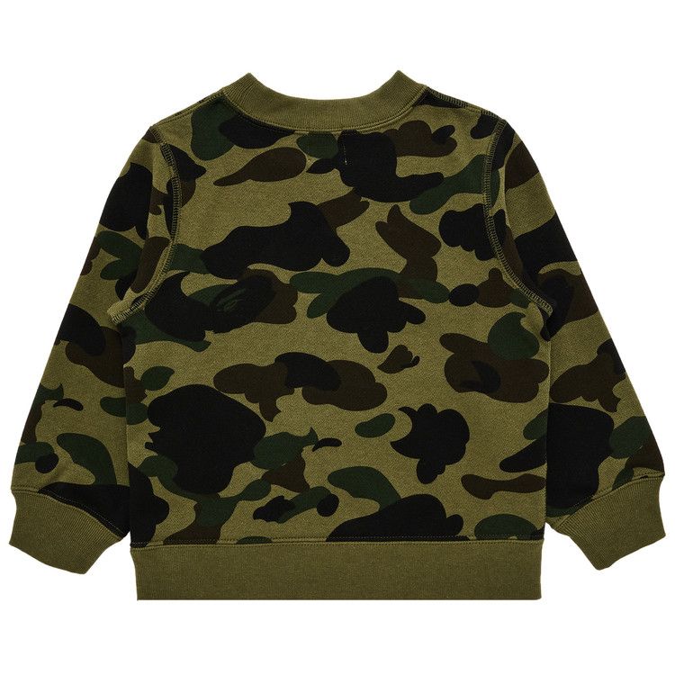BAPE 1St Camo College Crewneck Sweatshirt 'Green'
