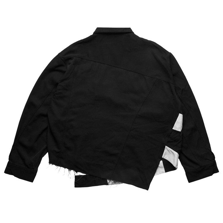 Comme des Garçons Black Patchwork Twisted Trucker Jacket 'Black'