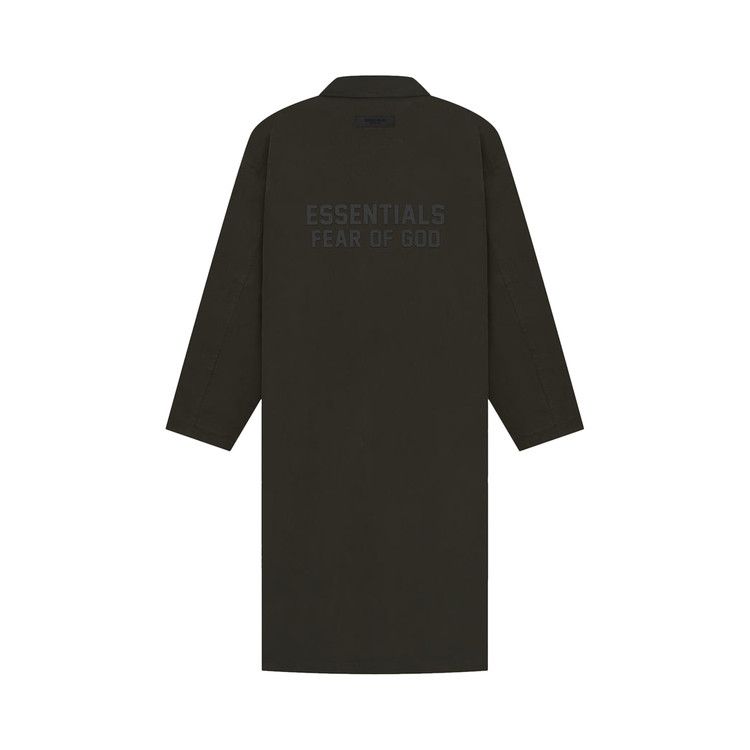 Fear of God Essentials Long Coat 'Off Black'