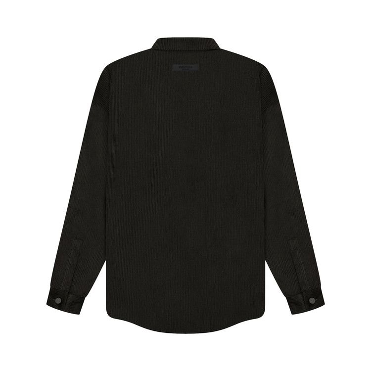 Fear of God Essentials Corduroy Shirt Jacket 'Off Black'