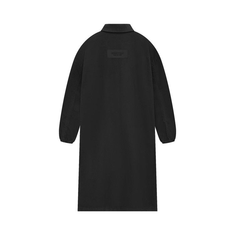 Fear of God Essentials Denim Car Coat 'Jet Black'