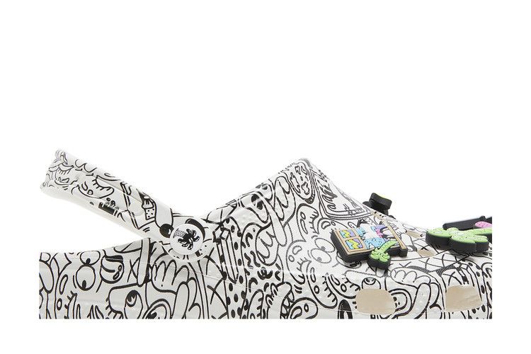 Steven Harrington x Crocs Classic Clog 'Quickstrike - White Black'