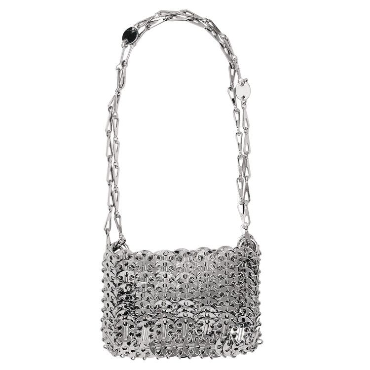 Rabanne 1969 Nano Bag 'Silver'