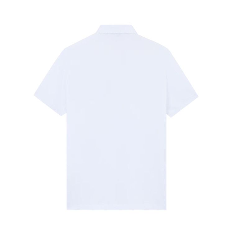 Stone Island Compass Patch Logo Polo 'White'