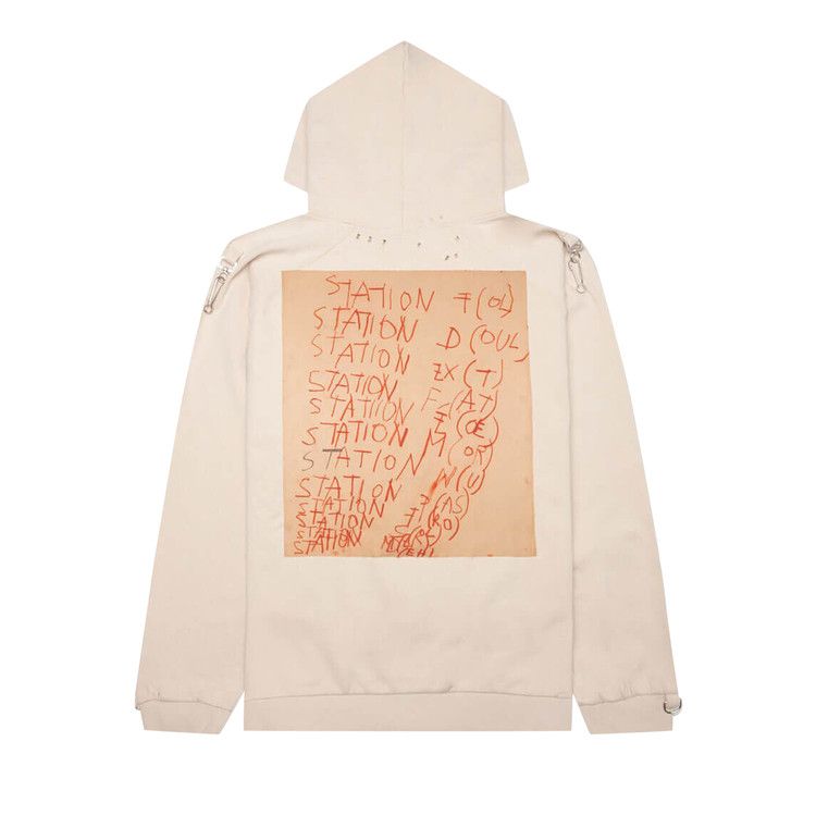 Raf Simons Washed Fit Hoodie 'Beige'