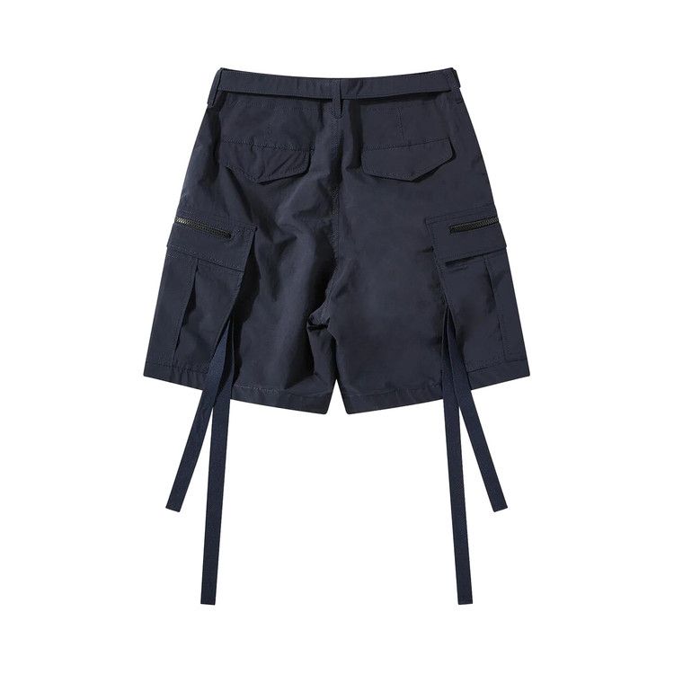 Sacai Matte Taffeta Shorts 'Navy'