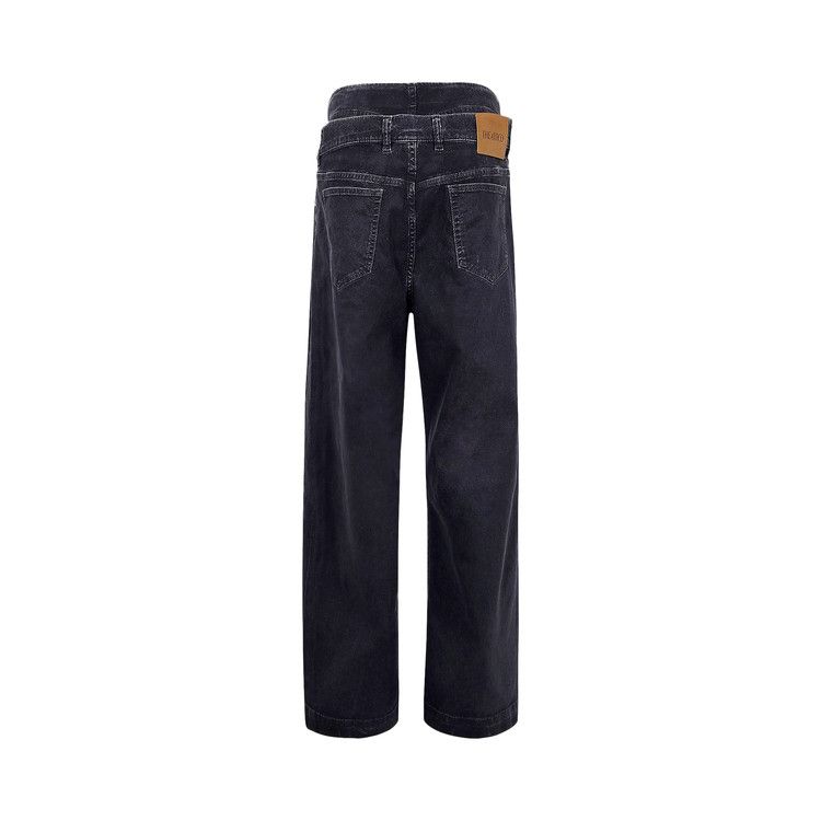 The Attico Wide Leg Jeans 'Navy Blue'