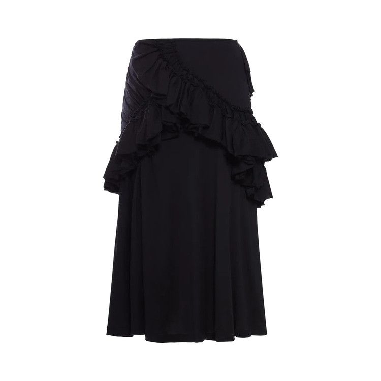 Dries Van Noten Extra Light Jersey Skirt 'Black'