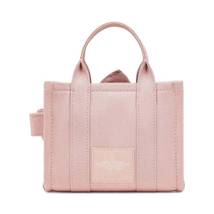 Marc Jacobs The Oversized Bow Canvas Crossbody Tote Bag 'Faded Pink'