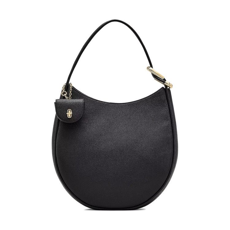 Marc Jacobs Leather Dual Large Hobo Bag 'Black'