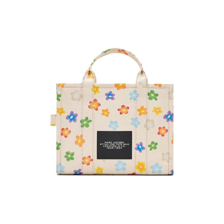 Marc Jacobs Wild Daisy Canvas Medium Tote Bag 'White/Multicolor'