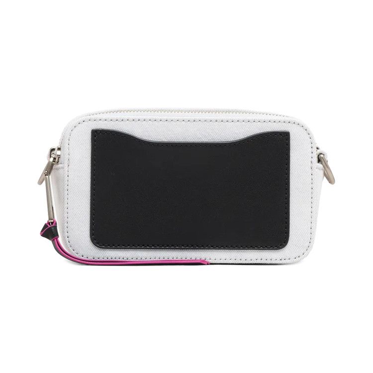 Marc Jacobs The Camp Patchwork Denim Snapshot Bag 'Light Wash'
