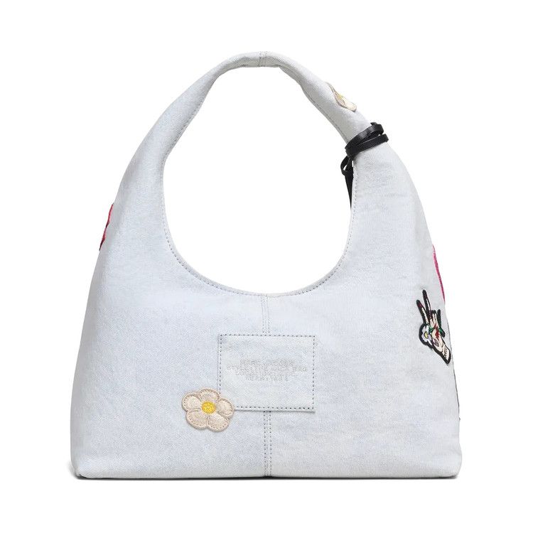 Marc Jacobs The Camp Patchwork Denim Sack Bag 'Light Wash'