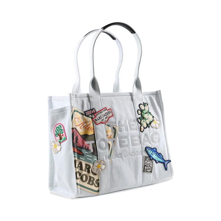 Marc Jacobs The Camp Patchwork Denim Tote Bag 'Light Wash'