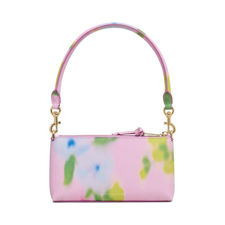 Marc Jacobs The Pochette Blurred Floral Snapshot Bag 'Ribbon Pink'