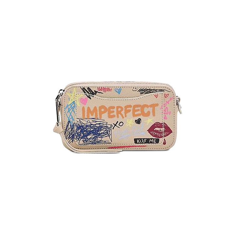 Marc Jacobs Punk Scribble Snapshot Bag 'Beige/Multicolor'