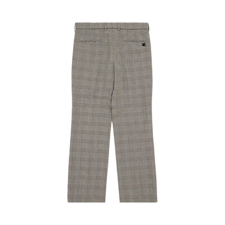 Courrèges Heritage Prince Of Wales Pants 'Sand/Mud Brown'