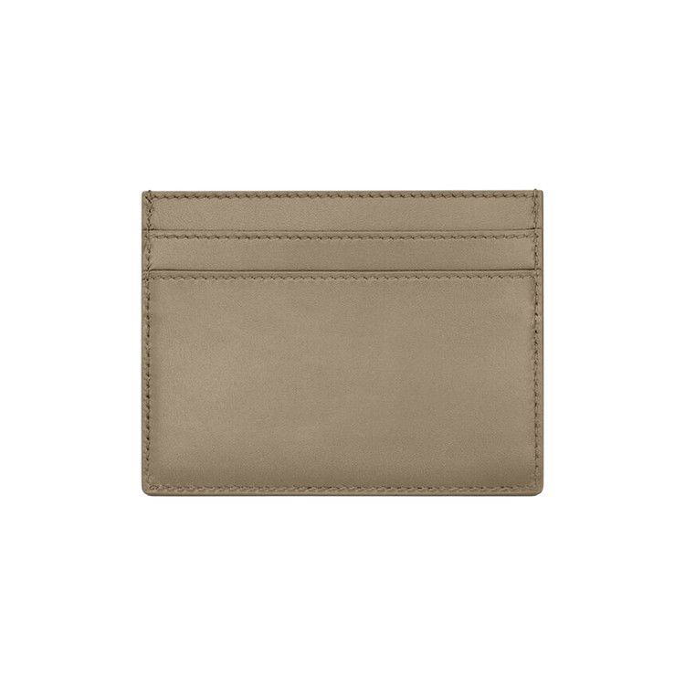 Saint Laurent Paris Card Case Mono 'Plaza Taupe'