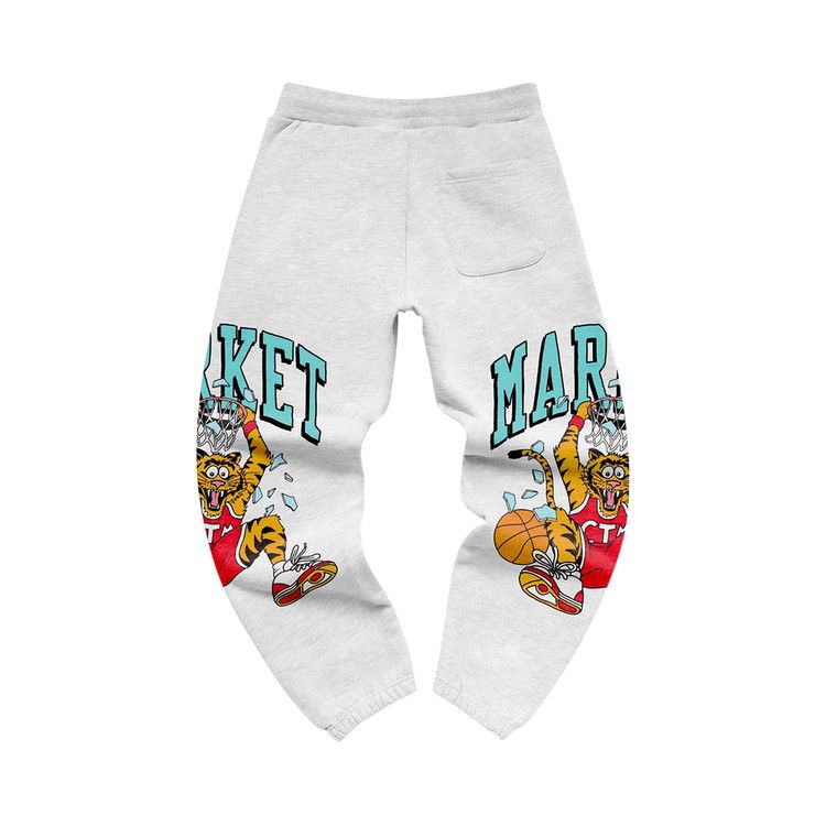 Chinatown Market Dunking Cat Sweatpants 'Ash Grey'