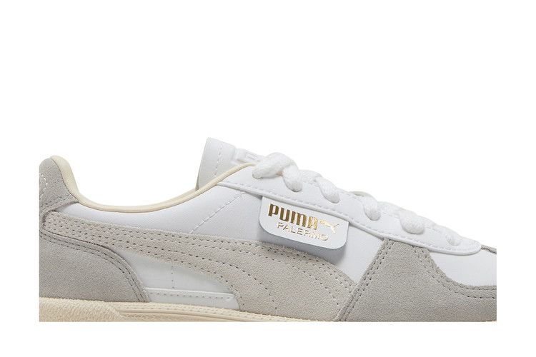Puma Palermo Leather Big Kid 'White Cool Light Grey'