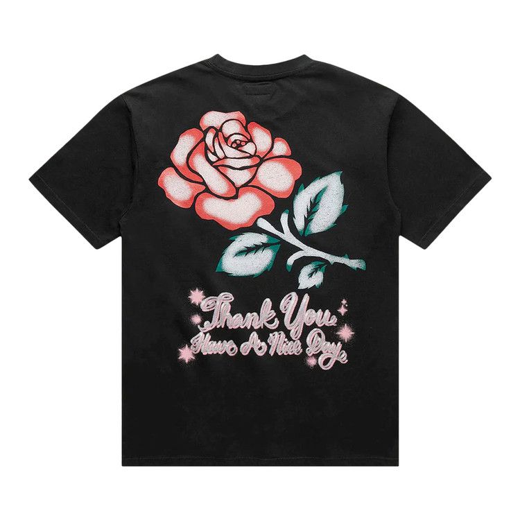 Market Thank You Rose Tee 'Black'