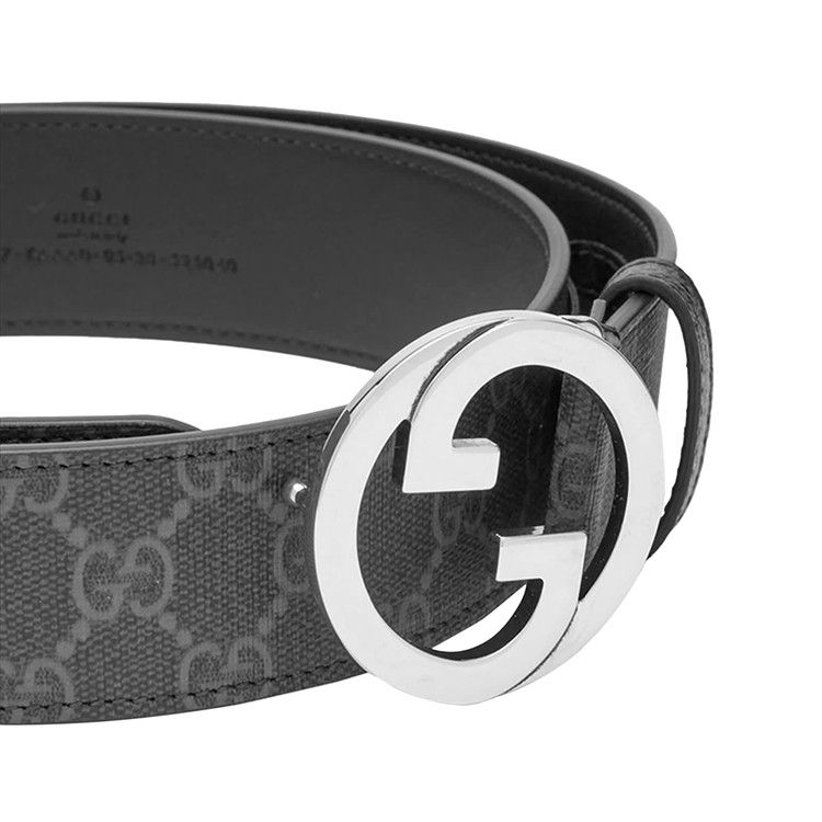 Gucci GG Supreme Interlocking G Belt 'Black'