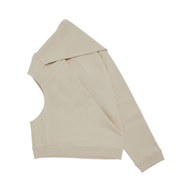 Courrèges Off Shoulder Sweatshirt 'Oatmeal'