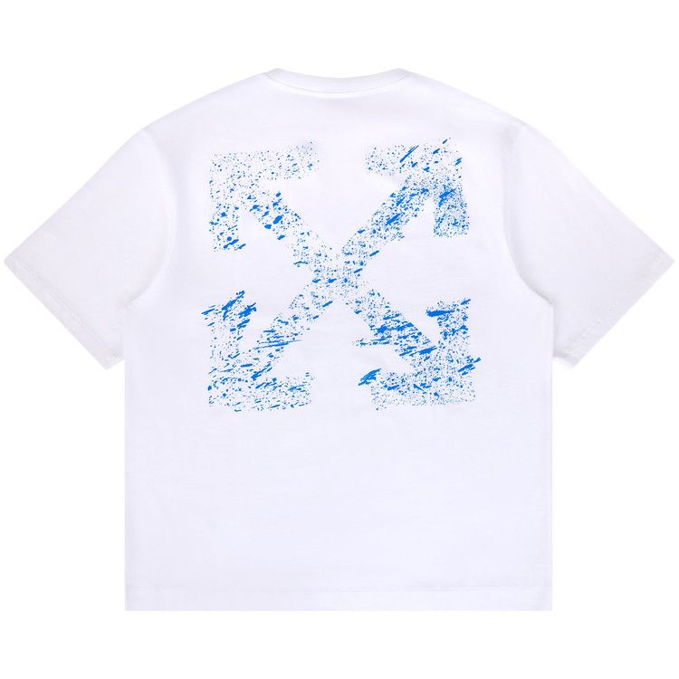 Off-White Paint Splatter Arrow Diag Fit Tee 'White'