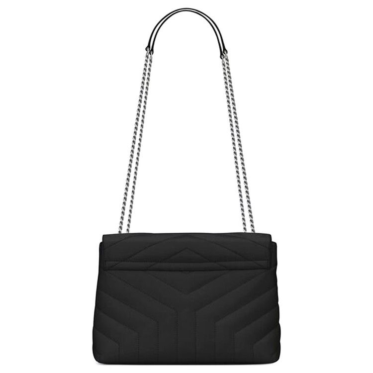Saint Laurent Small Loulou Matelasse Leather Shoulder Bag 'Black'