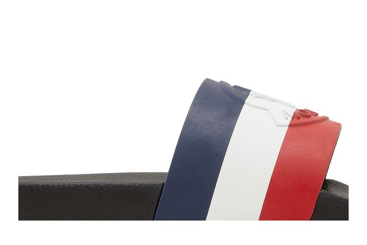 Moncler Basile Pool Slide 'Black Tricolour'