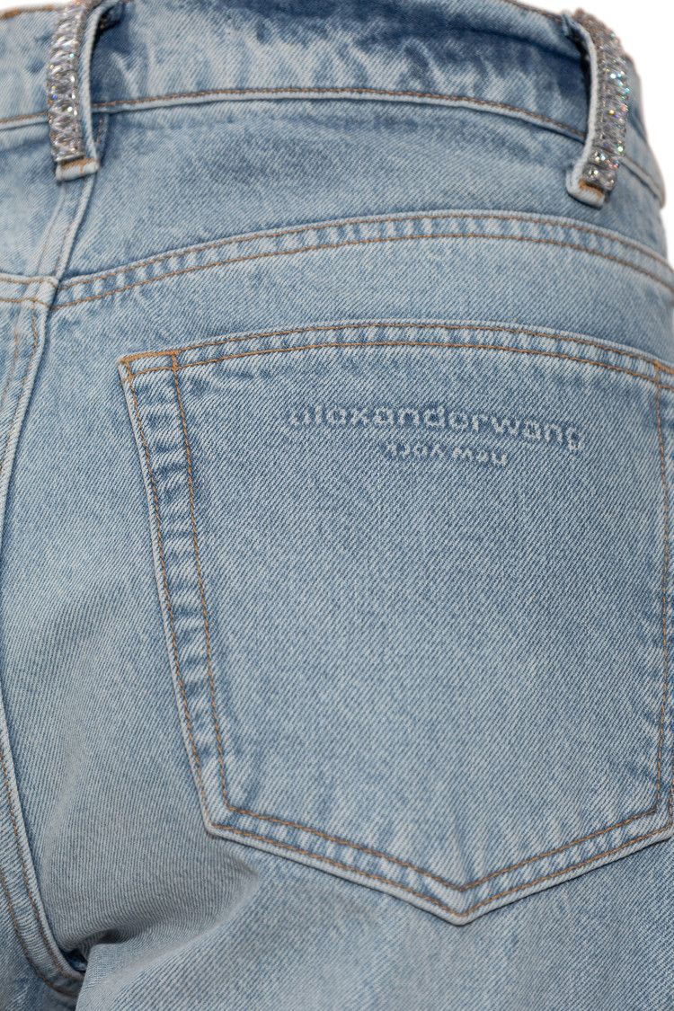 Alexander Wang Float Mid Rise Relaxed Jeans 'Vintage Bleach Blue'