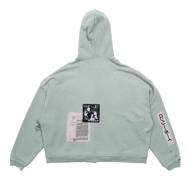 Paly Hollywood Alta Cienega Zip Hooded Sweatshirt 'Green'