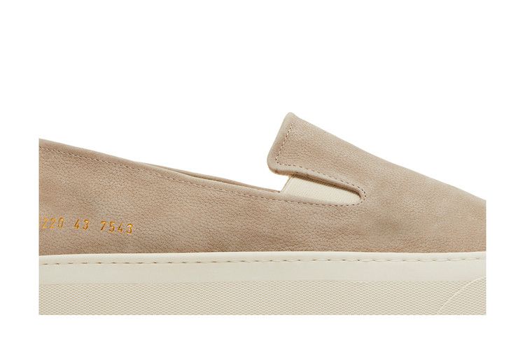 Common Projects Bumpy Nubuck Slip-On 'Grey'