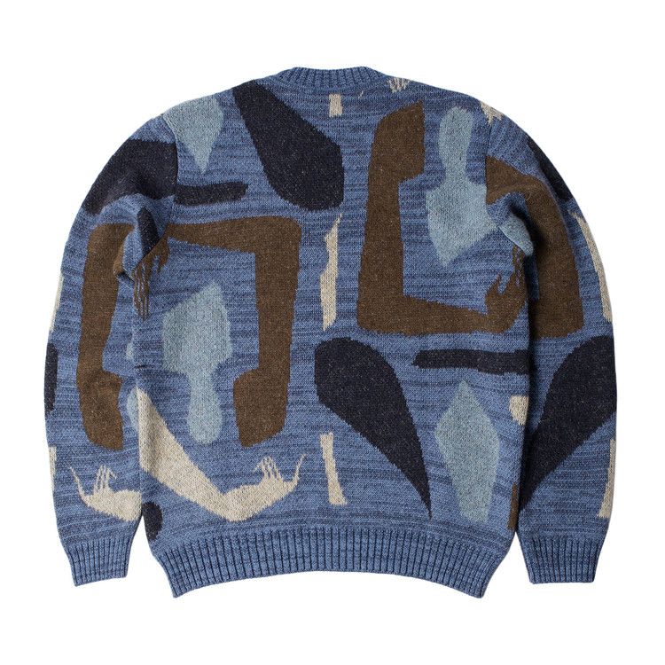 Parra Detached Knitting Pullover 'Blue'