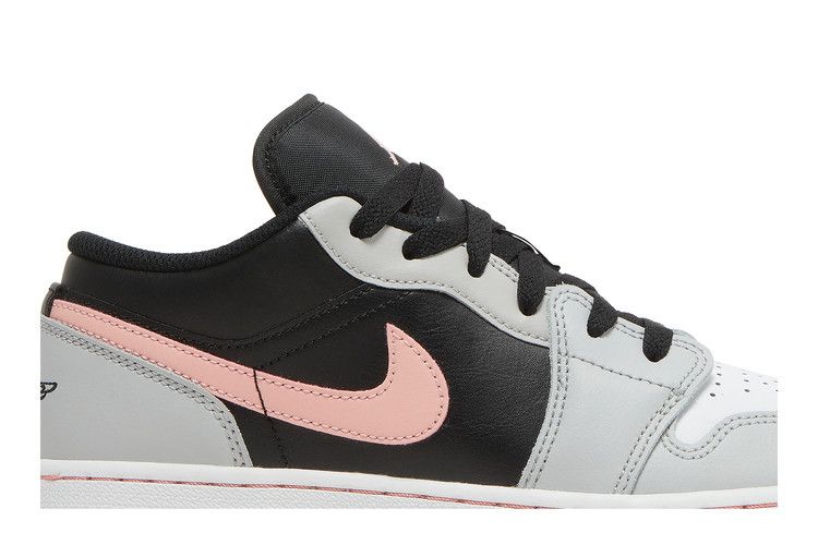 Air Jordan 1 Low GS 'Grey Fog Bleached Coral'