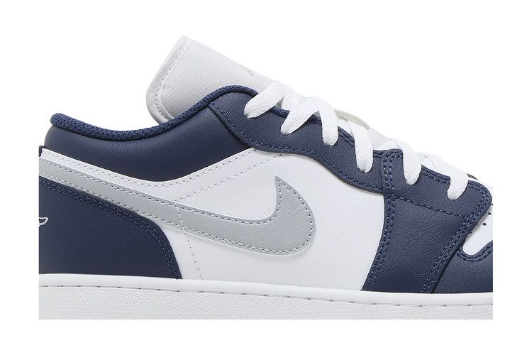 Air Jordan 1 Low GS 'Midnight Navy Wolf Grey'
