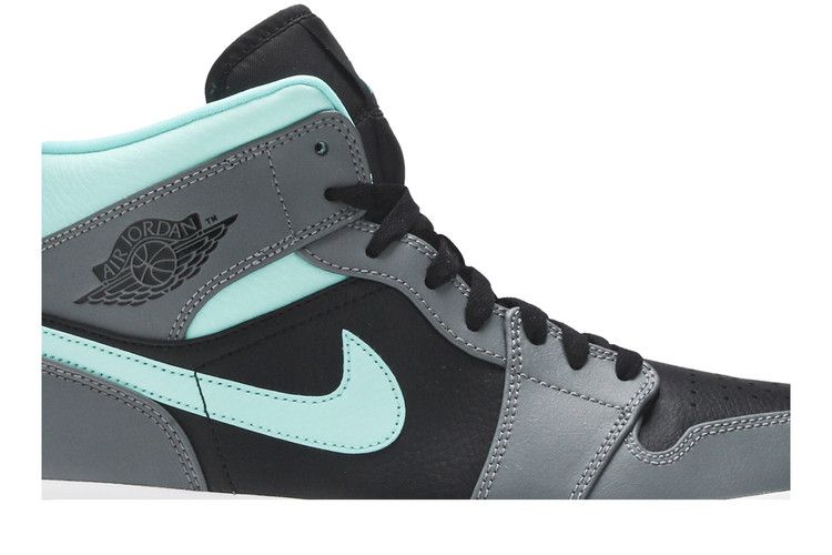 Air Jordan 1 Mid 'Grey Aqua'