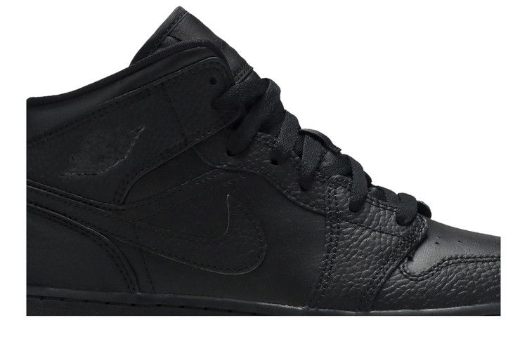 Air Jordan 1 Mid GS 'Triple Black' 2020