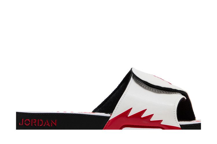 Air Jordan Hydro 5 Retro Slide 'White Fire Red'