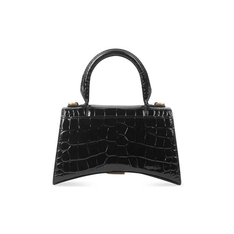 Balenciaga Hourglass XS Top Handle Bag 'Black'