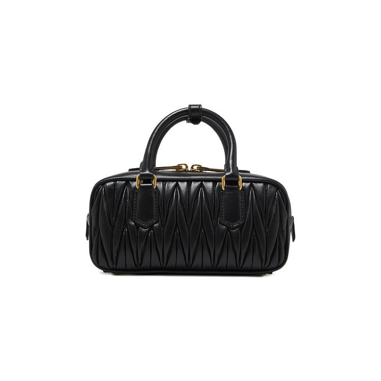 Miu Miu Arcadie Matelasse Nappa Bag 'Black'