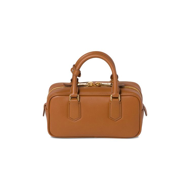 Miu Miu Arcadie Leather Bag 'Cognac'