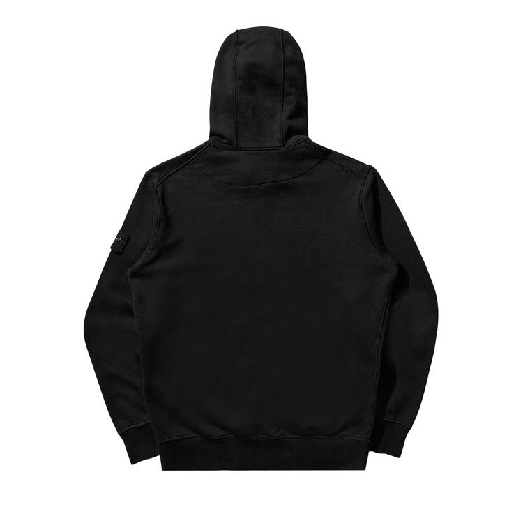 Stone Island Garment Dyed Fleece Hoodie 'Black'