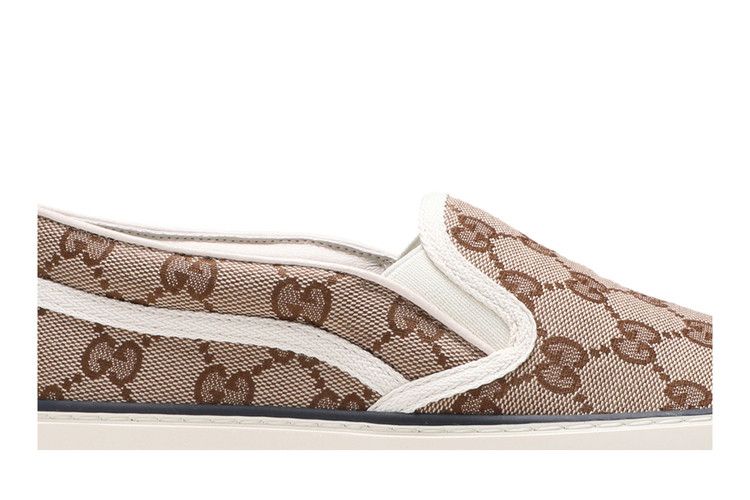 Gucci Wmns Tennis 1977 Slip-On 'Beige Ebony'