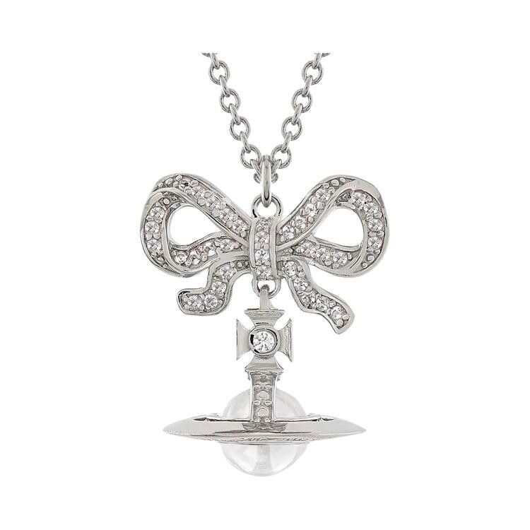 Vivienne Westwood Octavie Pendant 'Platinum/White/Clear'